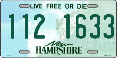 NH license plate 1121633