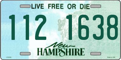 NH license plate 1121638