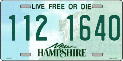 NH license plate 1121640