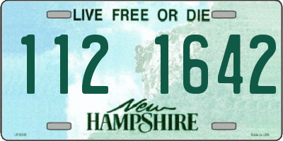 NH license plate 1121642
