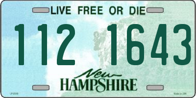 NH license plate 1121643
