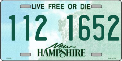 NH license plate 1121652