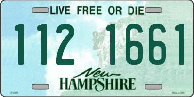 NH license plate 1121661
