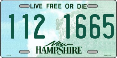 NH license plate 1121665