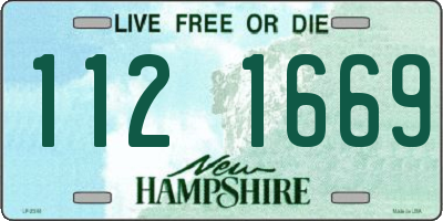 NH license plate 1121669