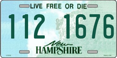 NH license plate 1121676