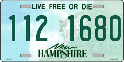 NH license plate 1121680