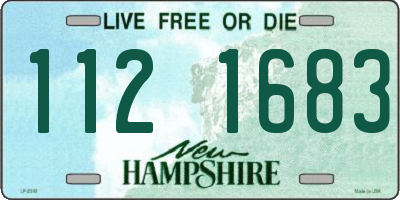 NH license plate 1121683