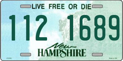 NH license plate 1121689