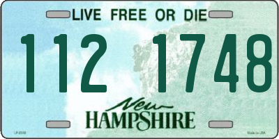 NH license plate 1121748