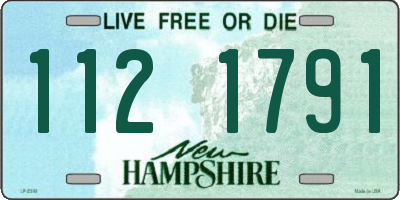 NH license plate 1121791
