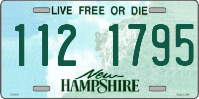 NH license plate 1121795