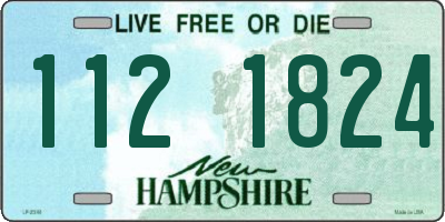 NH license plate 1121824