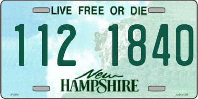 NH license plate 1121840