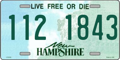 NH license plate 1121843