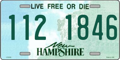 NH license plate 1121846