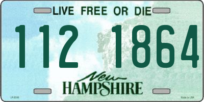 NH license plate 1121864