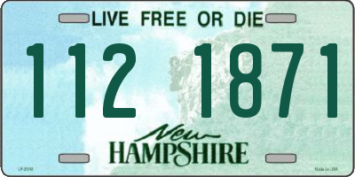 NH license plate 1121871