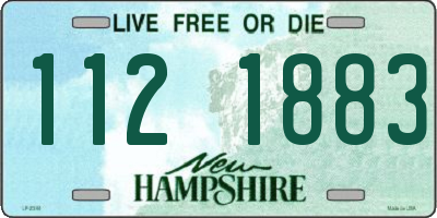 NH license plate 1121883