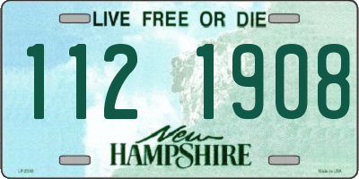 NH license plate 1121908