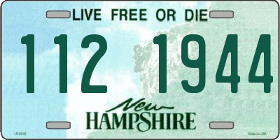 NH license plate 1121944