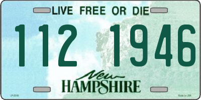 NH license plate 1121946