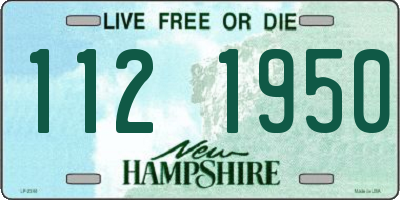 NH license plate 1121950
