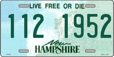 NH license plate 1121952
