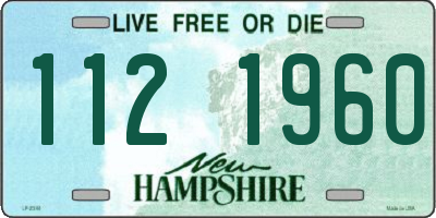 NH license plate 1121960