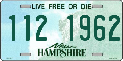 NH license plate 1121962