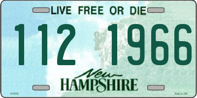 NH license plate 1121966