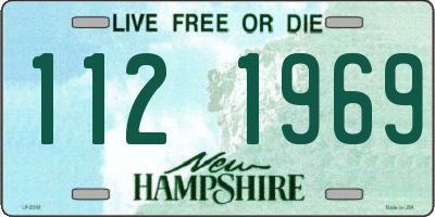 NH license plate 1121969
