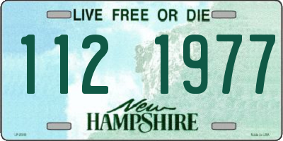 NH license plate 1121977
