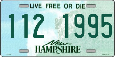 NH license plate 1121995