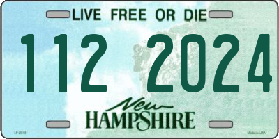 NH license plate 1122024