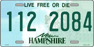 NH license plate 1122084