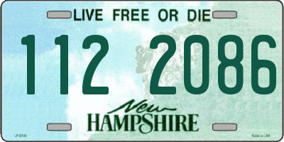 NH license plate 1122086