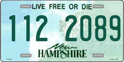 NH license plate 1122089