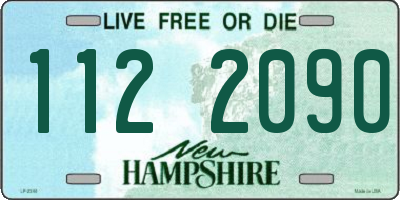 NH license plate 1122090