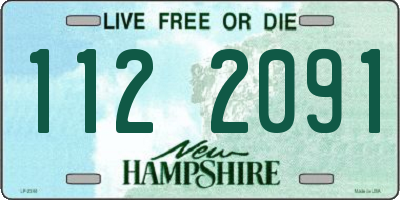 NH license plate 1122091