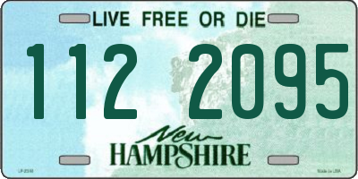 NH license plate 1122095