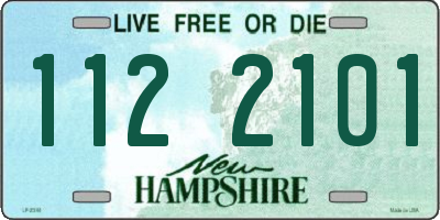 NH license plate 1122101