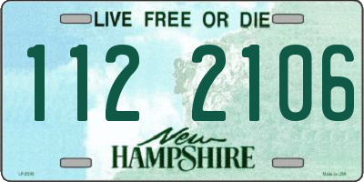 NH license plate 1122106