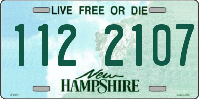 NH license plate 1122107