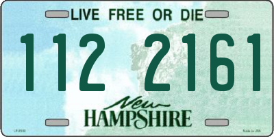 NH license plate 1122161