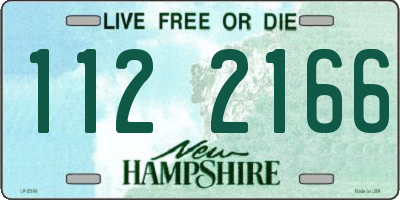 NH license plate 1122166