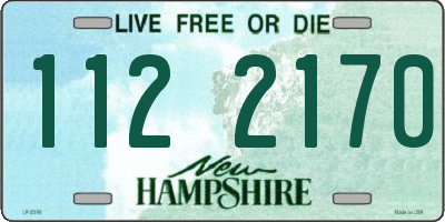 NH license plate 1122170
