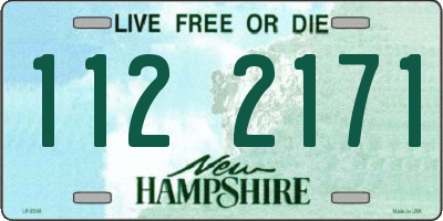 NH license plate 1122171