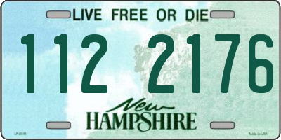 NH license plate 1122176