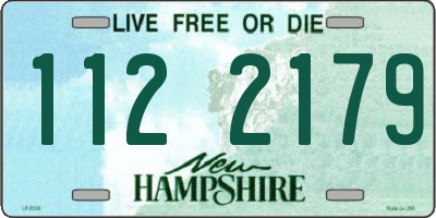 NH license plate 1122179